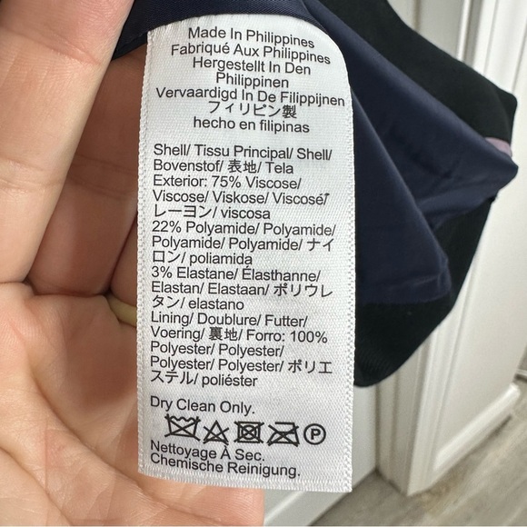 J.Crew $198 New going-out blazer in stretch twill Black Size 12 Business office - Picture 8 of 9